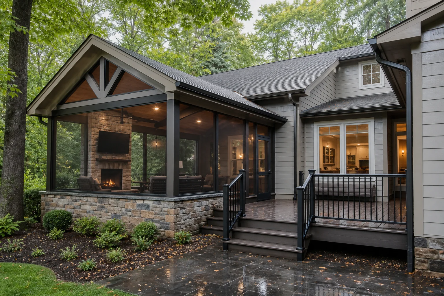 AI concept inspiration for screened porches