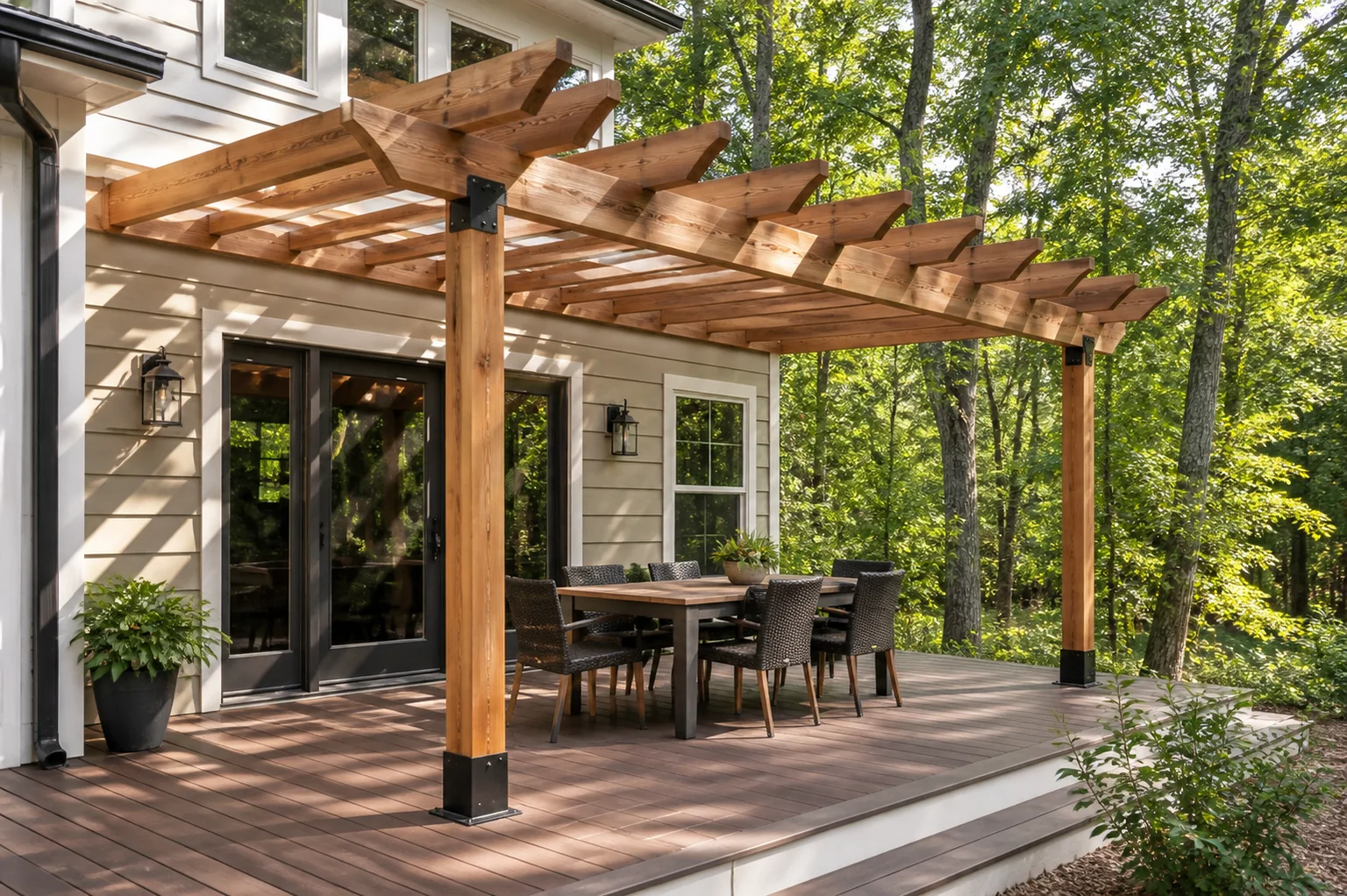 AI concept inspiration for pergolas